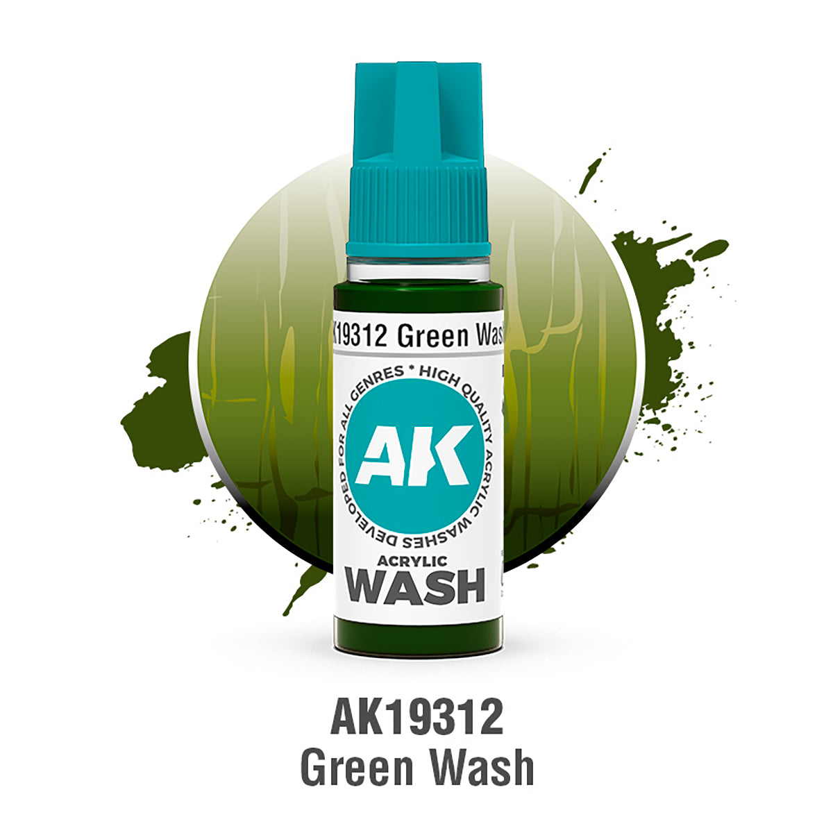 GREEN – ACRYLIC WASH