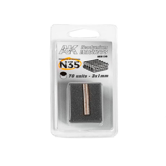 NEODYMIUM MAGNET 3×1 MM N35