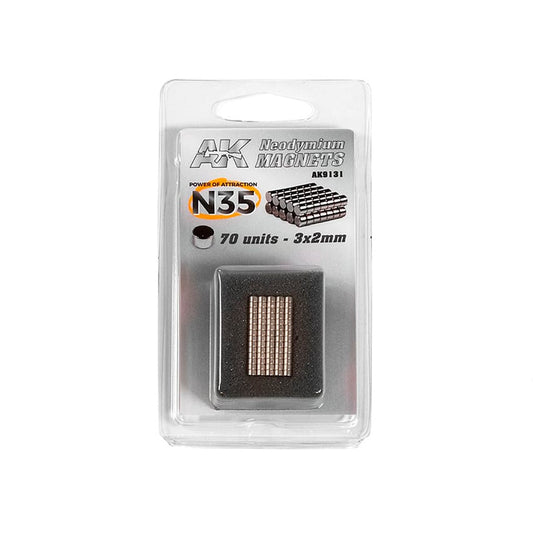 NEODYMIUM MAGNET 3×2 MM N35