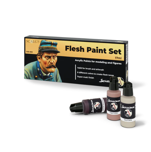 Scale 75 FLESH Paint Set