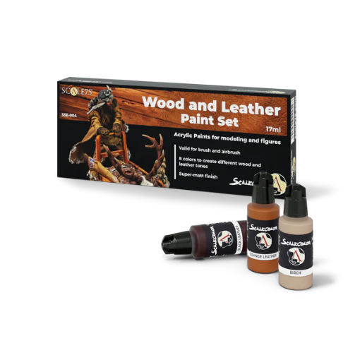 Scale 75 WOOD and LEATHER Paint Set