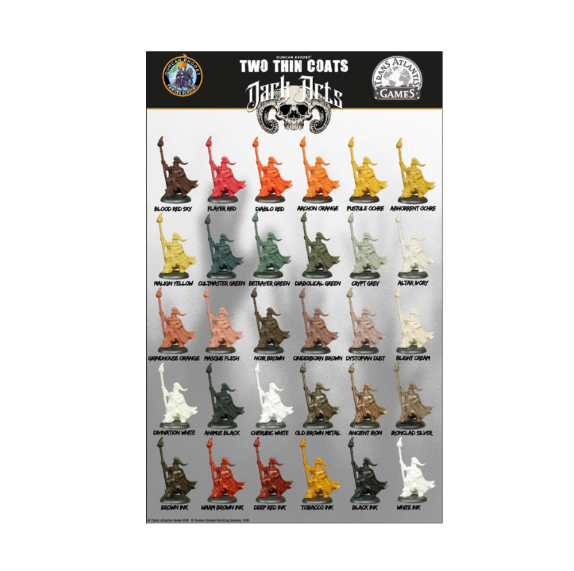 Two Thin Coats Paints - Dark Arts - Grimdark Paint Set (30x15mL)