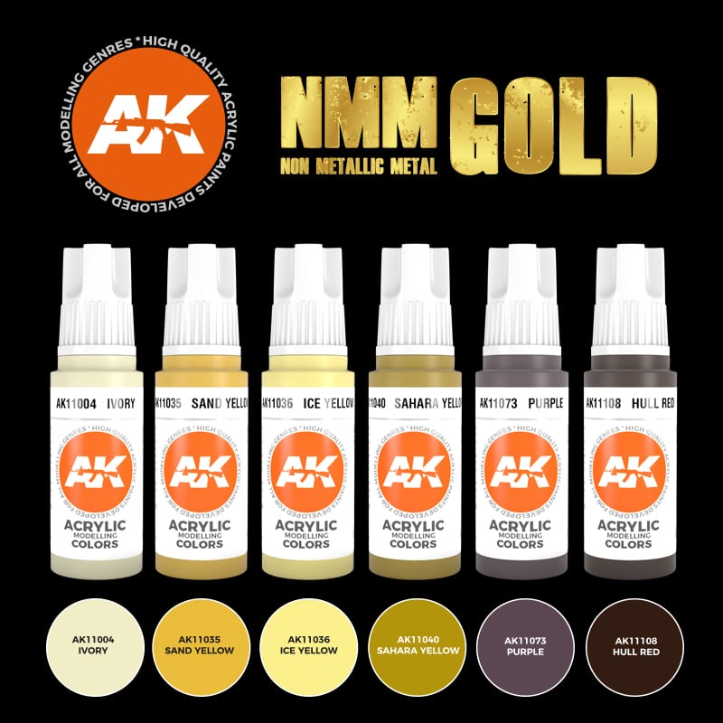 AK NON METALLIC METAL: GOLD
