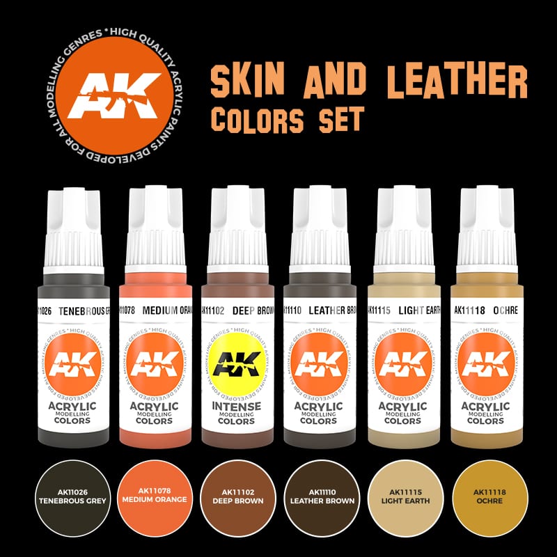 AK SKIN AND LEATHER COLORS SET