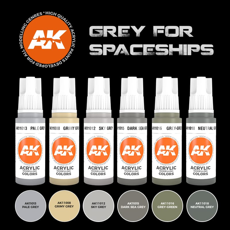 AK GREY FOR SPACESHIPS SET