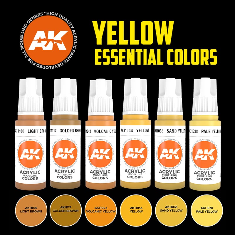 AK YELLOW ESSENTIAL COLORS 3GEN SET