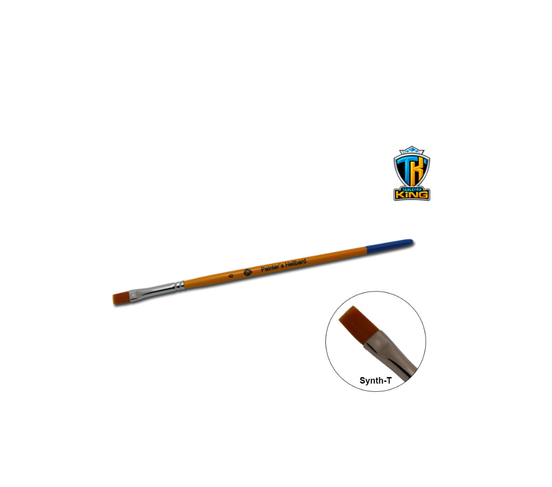 Tabletop-King - Painter's Hellbard Brush - Flat – Size 6