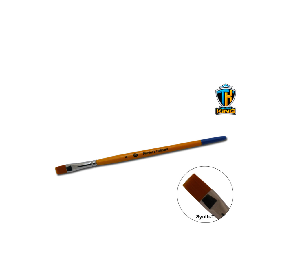 Tabletop-King - Painter's Hellbard Brush - Flat – Size 8