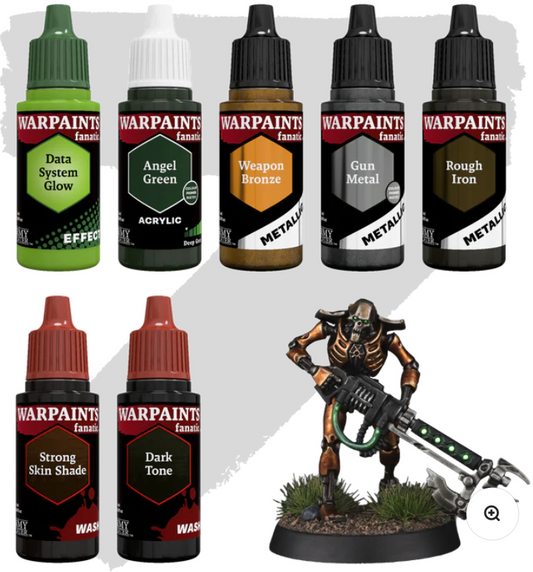 The Army Painter | Awakened Ancient Alloy | Combat Se7ens: Army Paint Set
