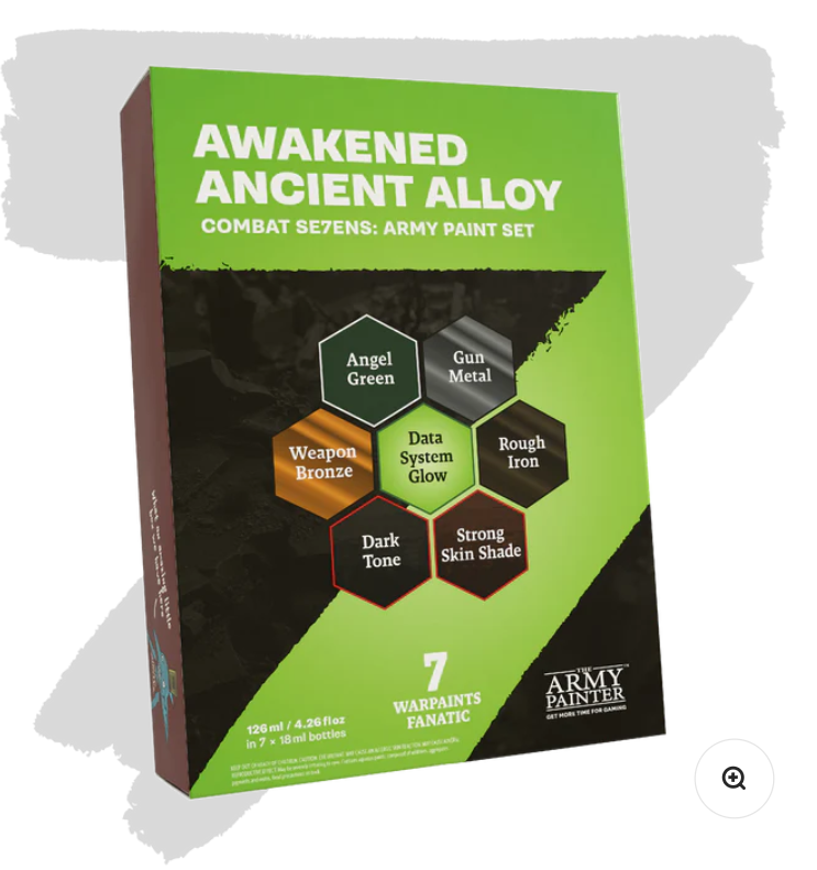 The Army Painter | Awakened Ancient Alloy | Combat Se7ens: Army Paint Set