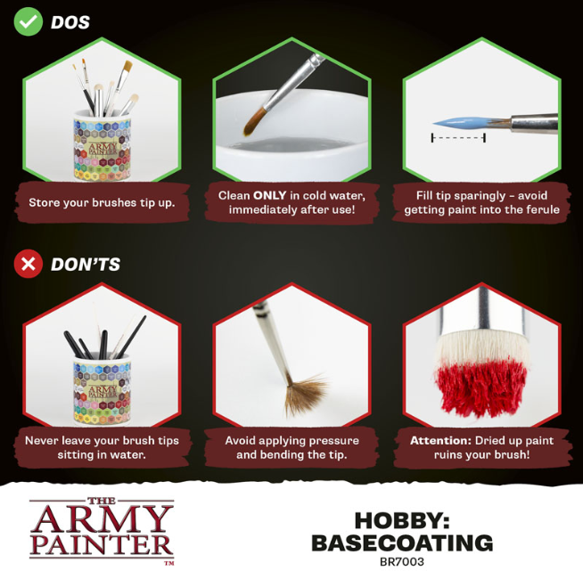 The Army Painter Basecoating Brush
