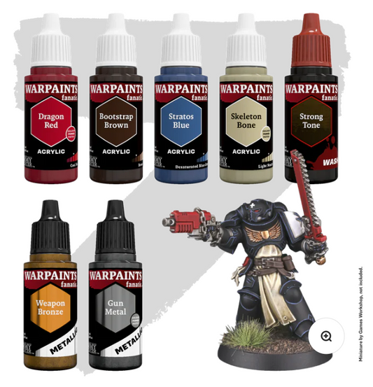 Black Relic Armour | Combat Se7ens: Army Paint Set