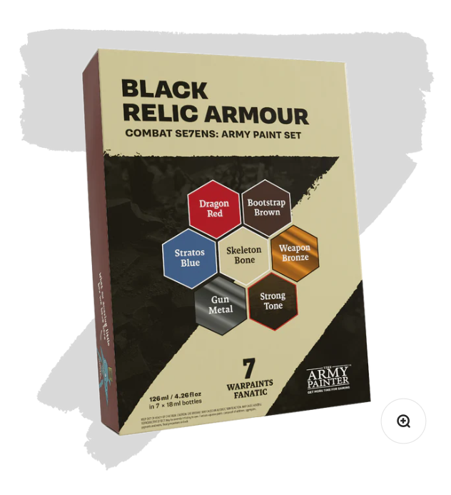 Black Relic Armour | Combat Se7ens: Army Paint Set