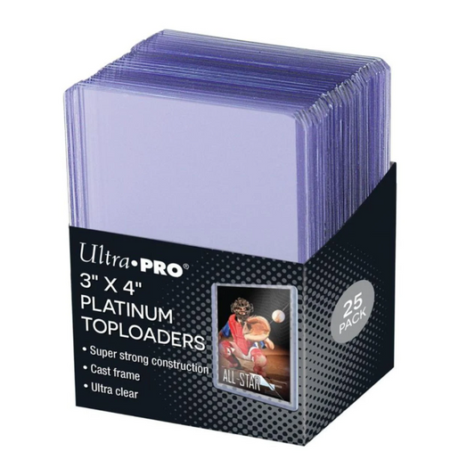 Ultra Pro | 3" x 4" Platinum | Toploader (25 Ct)