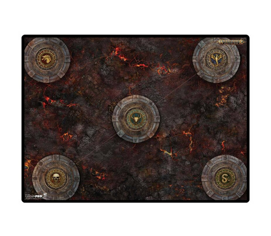 Ultra Pro Battle Mat for Warhammer: Age of Sigmar - Spearhead: Fire & Jade #A (30"x 22")