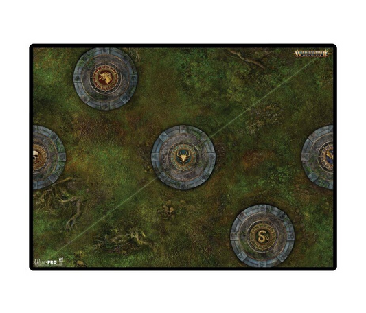 Ultra Pro Battle Mat for Warhammer: Age of Sigmar - Spearhead: Fire & Jade #B (30"x 22")