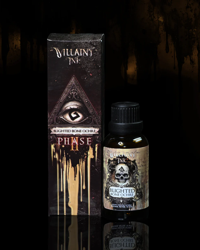 Villainy Ink Enamel - Blighted Bone Ochre V3.0