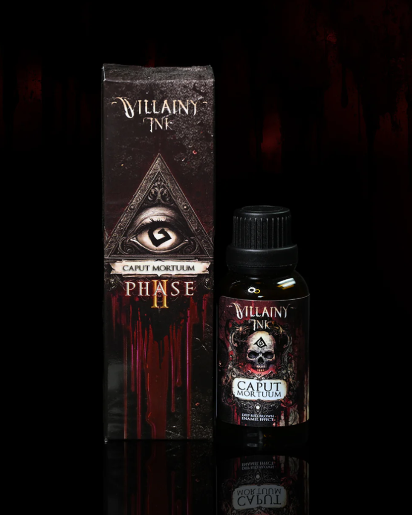 Villainy Ink Enamel - Caput Mortuum V3.0