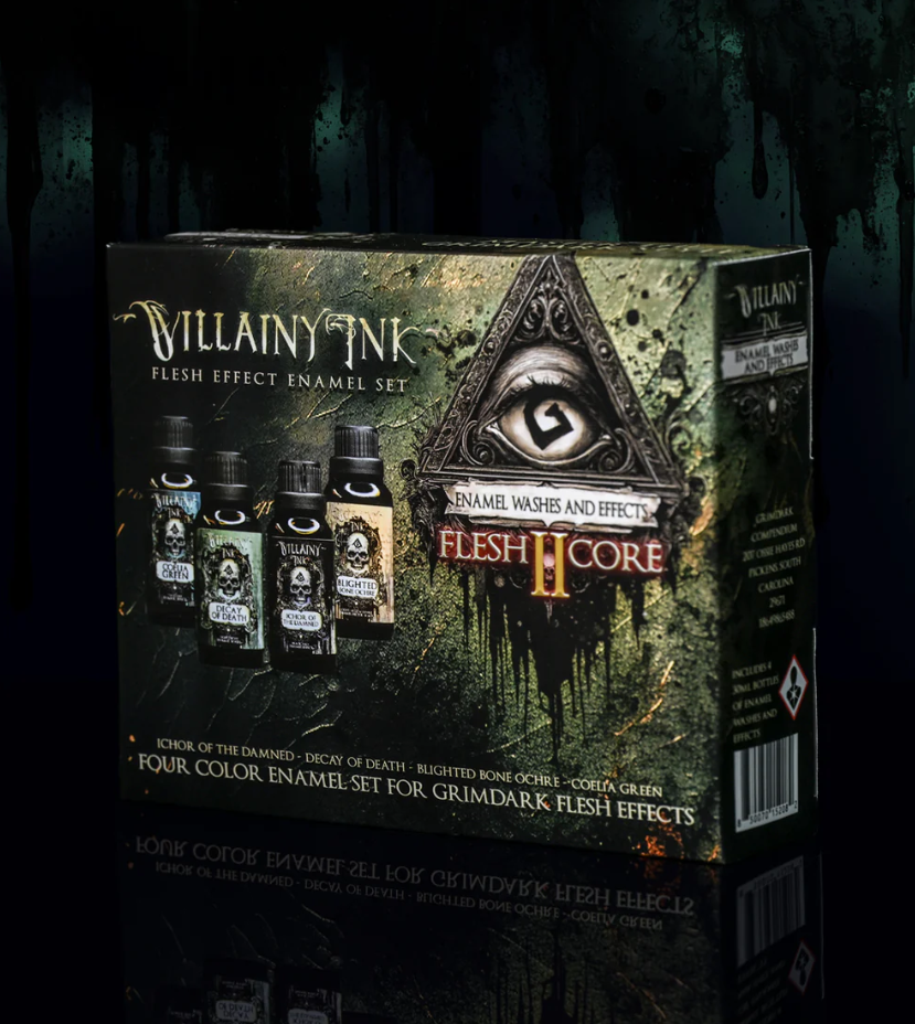 Villainy Ink Enamel - Flesh Core Set 2 V3.0 (4x30 mL)