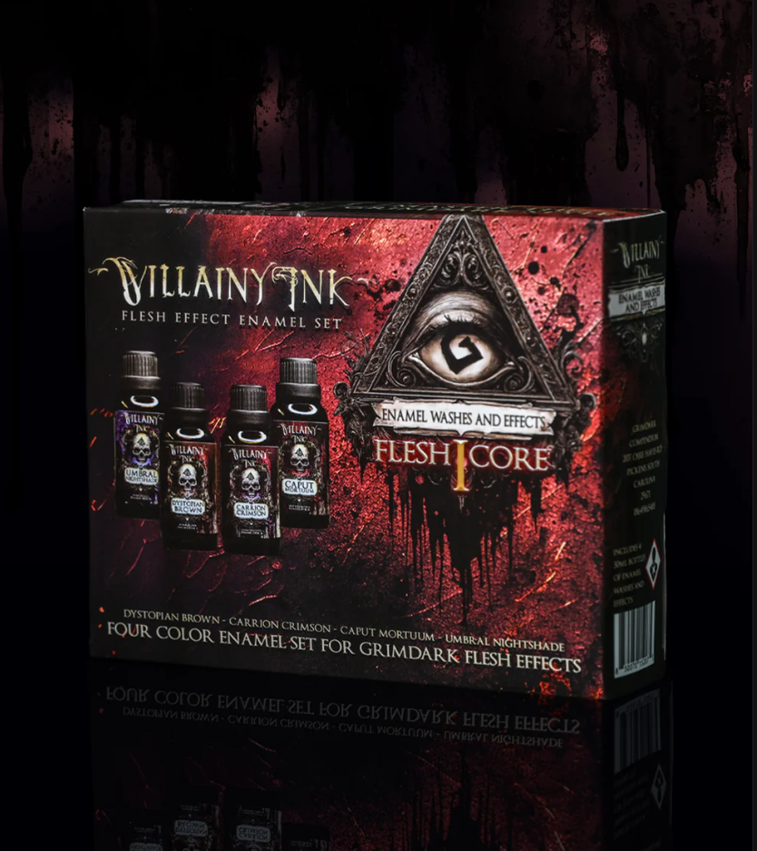 Villainy Ink Enamel - Flesh Core Set 1 V3.0 (4x30 mL)