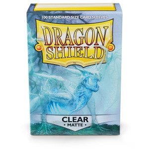 DS - Standard Sleeves: Clear [Matte] (100 Sleeves)