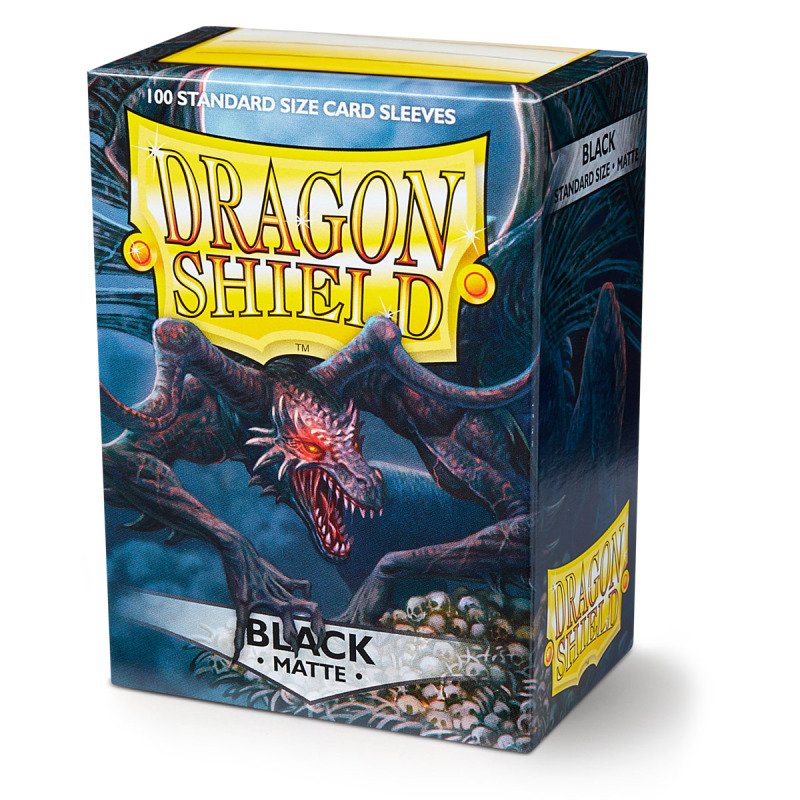 DS - Standard Sleeves: Black [Matte] (100 Sleeves)