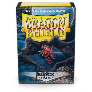 DS - Standard Sleeves: Black [Matte] (100 Sleeves)