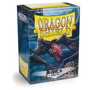 DS - Standard Sleeves: Black [Matte] (100 Sleeves)