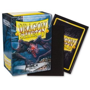 DS - Standard Sleeves: Black [Matte] (100 Sleeves)