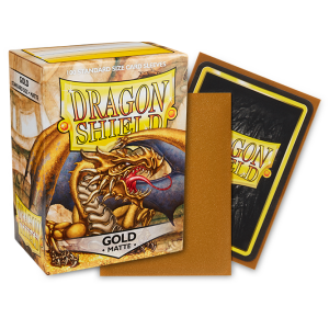 DS - Standard Sleeves: Gold [Matte] (100 Sleeves)