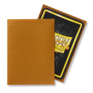 DS - Standard Sleeves: Gold [Matte] (100 Sleeves)