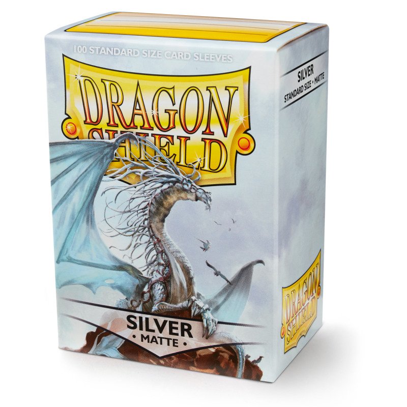 DS - Standard Sleeves: Silver [Matte] (100 Sleeves)