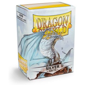 DS - Standard Sleeves: Silver [Matte] (100 Sleeves)