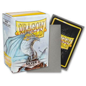 DS - Standard Sleeves: Silver [Matte] (100 Sleeves)