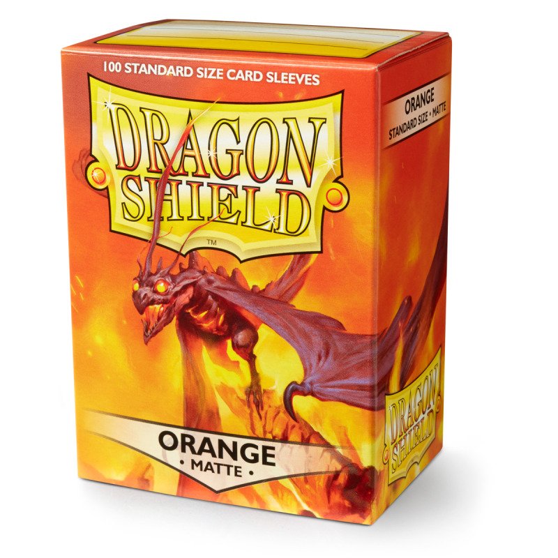 DS - Standard Sleeves: Orange [Matte] (100 Sleeves)