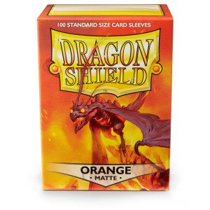 DS - Standard Sleeves: Orange [Matte] (100 Sleeves)