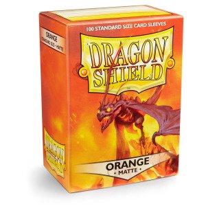 DS - Standard Sleeves: Orange [Matte] (100 Sleeves)