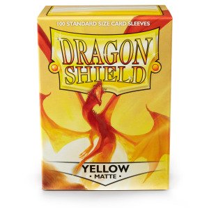 DS - Standard Sleeves: Yellow [Matte] (100 Sleeves)