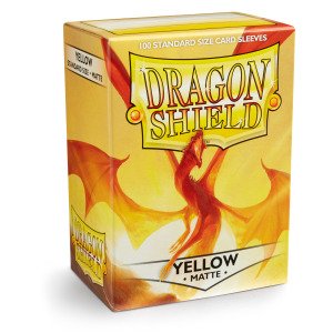 DS - Standard Sleeves: Yellow [Matte] (100 Sleeves)