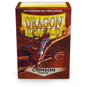 DS - Standard Sleeves: Crimson [Matte] (100 Sleeves)