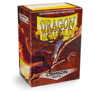DS - Standard Sleeves: Crimson [Matte] (100 Sleeves)