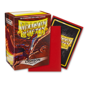 DS - Standard Sleeves: Crimson [Matte] (100 Sleeves)