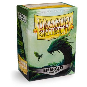 DS - Standard Sleeves: Emerald [Matte] (100 Sleeves)