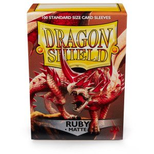 DS - Standard Sleeves: Ruby [Matte] (100 Sleeves)
