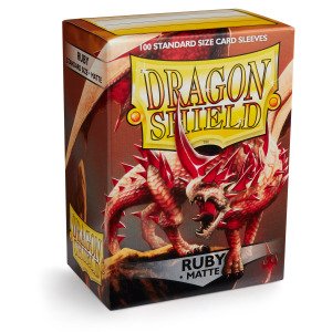DS - Standard Sleeves: Ruby [Matte] (100 Sleeves)