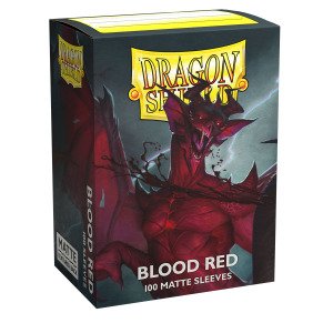 DS - Standard Sleeves: Blood Red [Matte] (100 Sleeves)