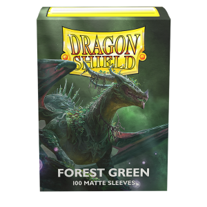 DS - Standard Sleeves: Forest Green [Matte] (100 Sleeves)