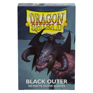 DS - Standard Outer Sleeves: Black (100 Sleeves)