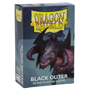 DS - Standard Outer Sleeves: Black (100 Sleeves)