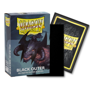 DS - Standard Outer Sleeves: Black (100 Sleeves)